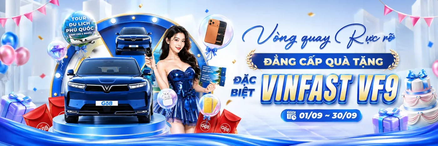 Banner chính thức của nhà cái go8 tháng 9