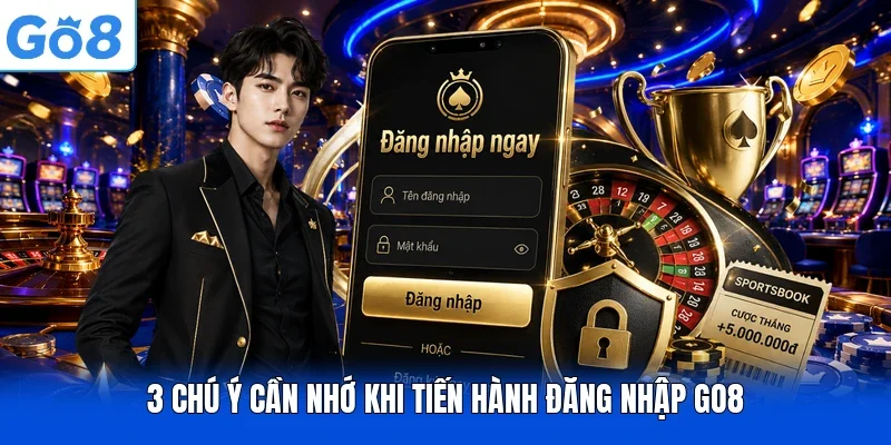 3 chú ý cần nhớ khi tiến hành đăng nhập Go8